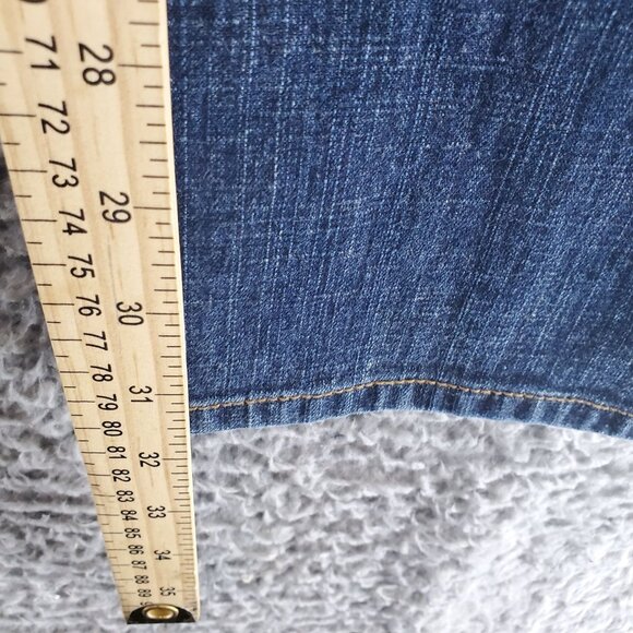 Venezia Jeans Womens 14 Tall Blue Straight Leg Stretch Denim - Picture 6 of 11